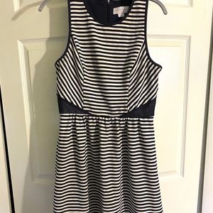 Jessica Simpson Navy and White Tank Dress